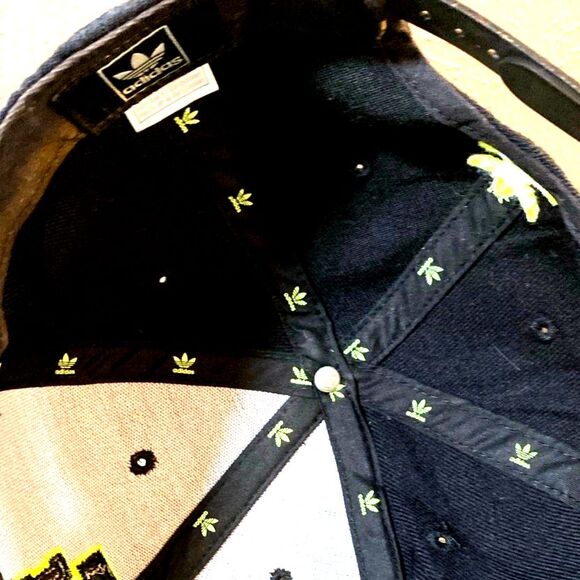 Adidas TEXAS A&M 5 Panel Softball Adjustable Cap NEON YELLOW - Picture 3 of 5